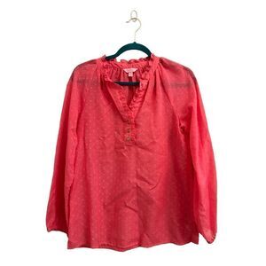 Lilly Pulitzer pullover Elsa blouse oversized XS